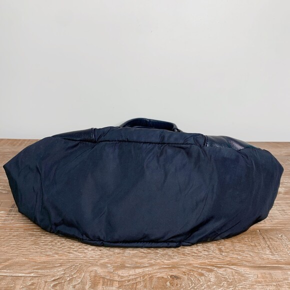 Kate Spade y2k vintage nylon leather trim hobo bag black - Picture 9 of 12